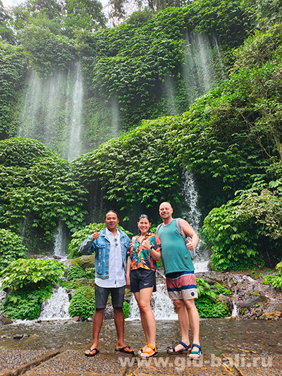Водопад Бенанг Келамбу на острове Ломбок